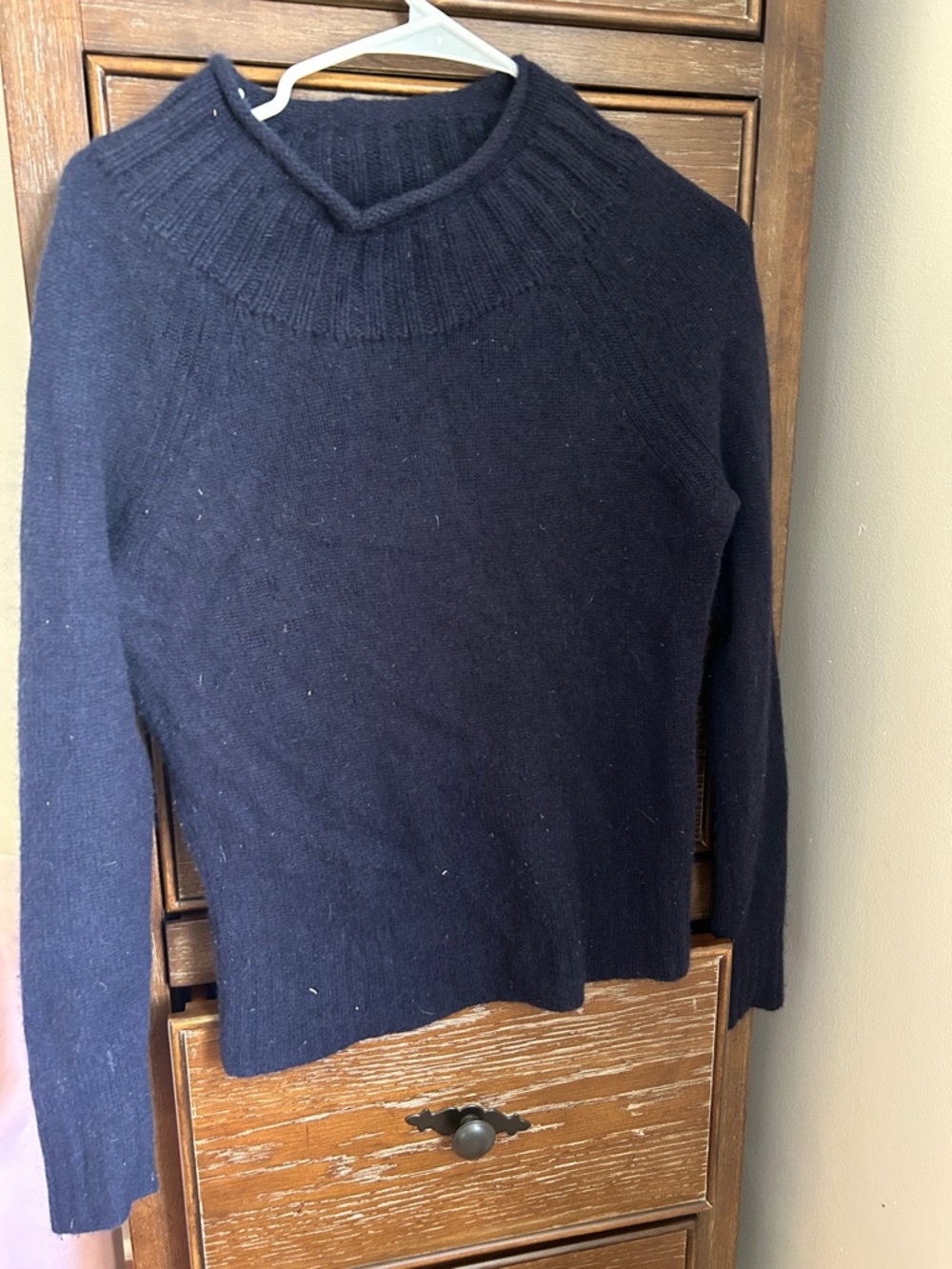 JCrew Navy Cashmere Sweater